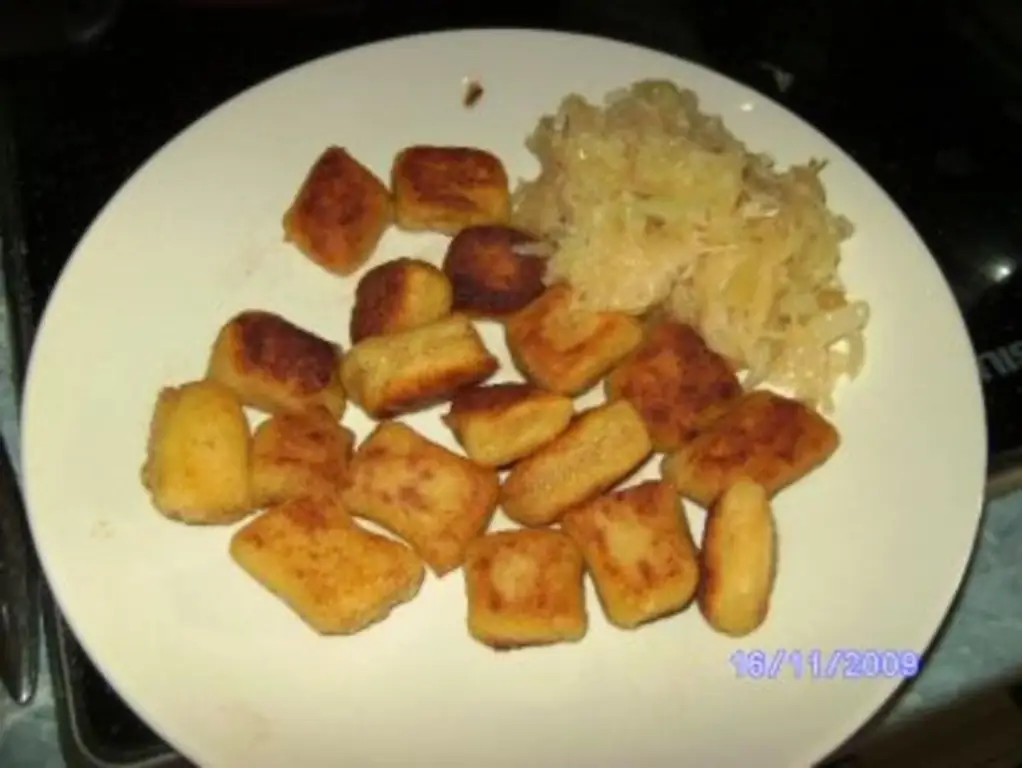 Schupfnudln с капустой