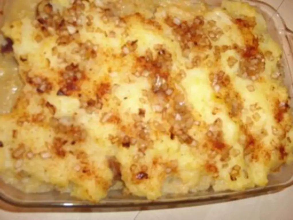Оставшаяся запеканка с савойской капустой и картофелем была мечтой