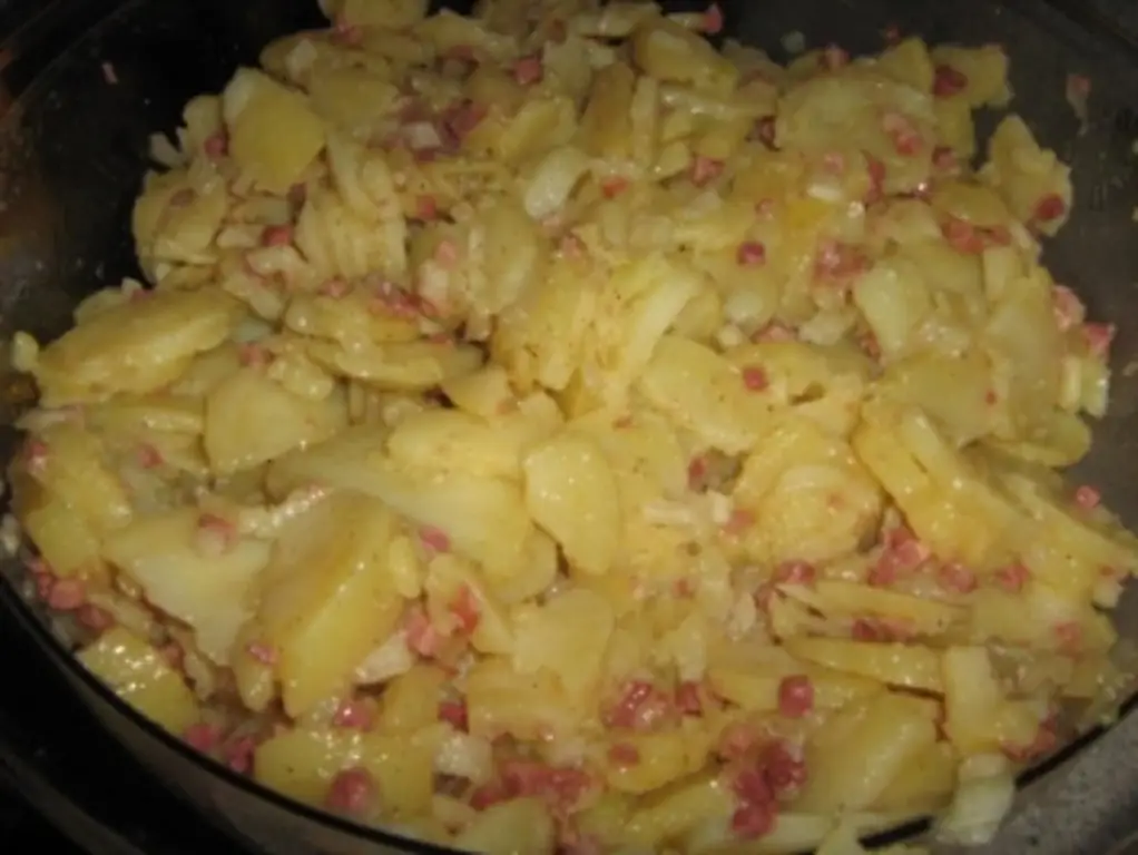 Картофельный салат от бабушки