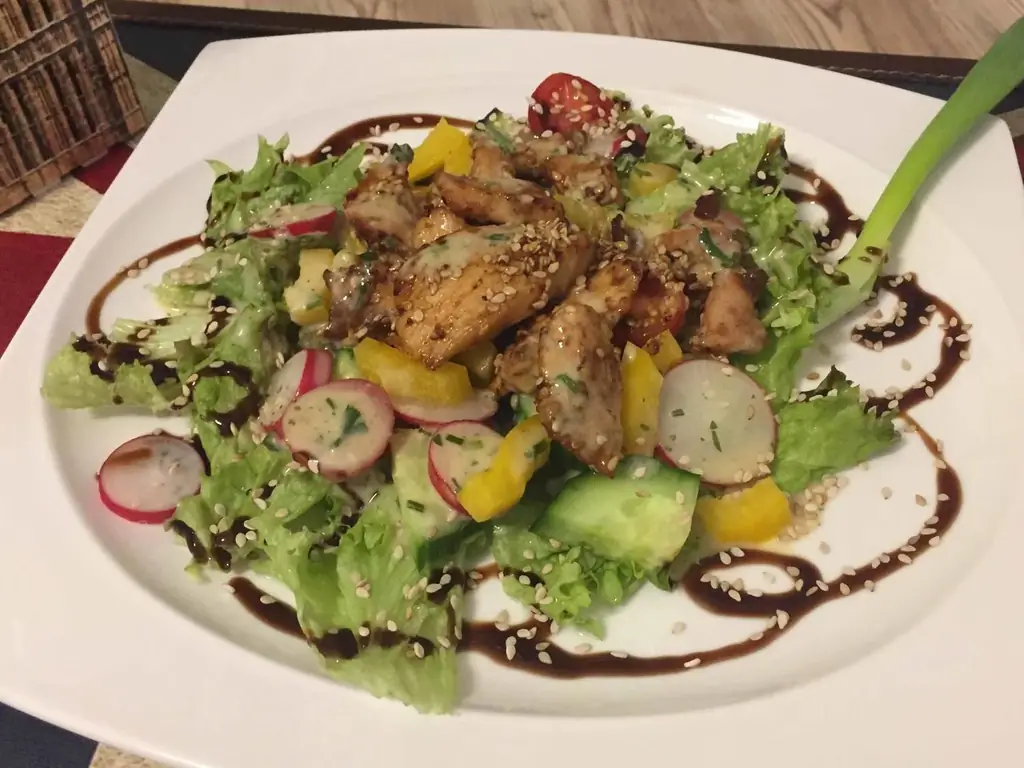 Полоски курицы в меду