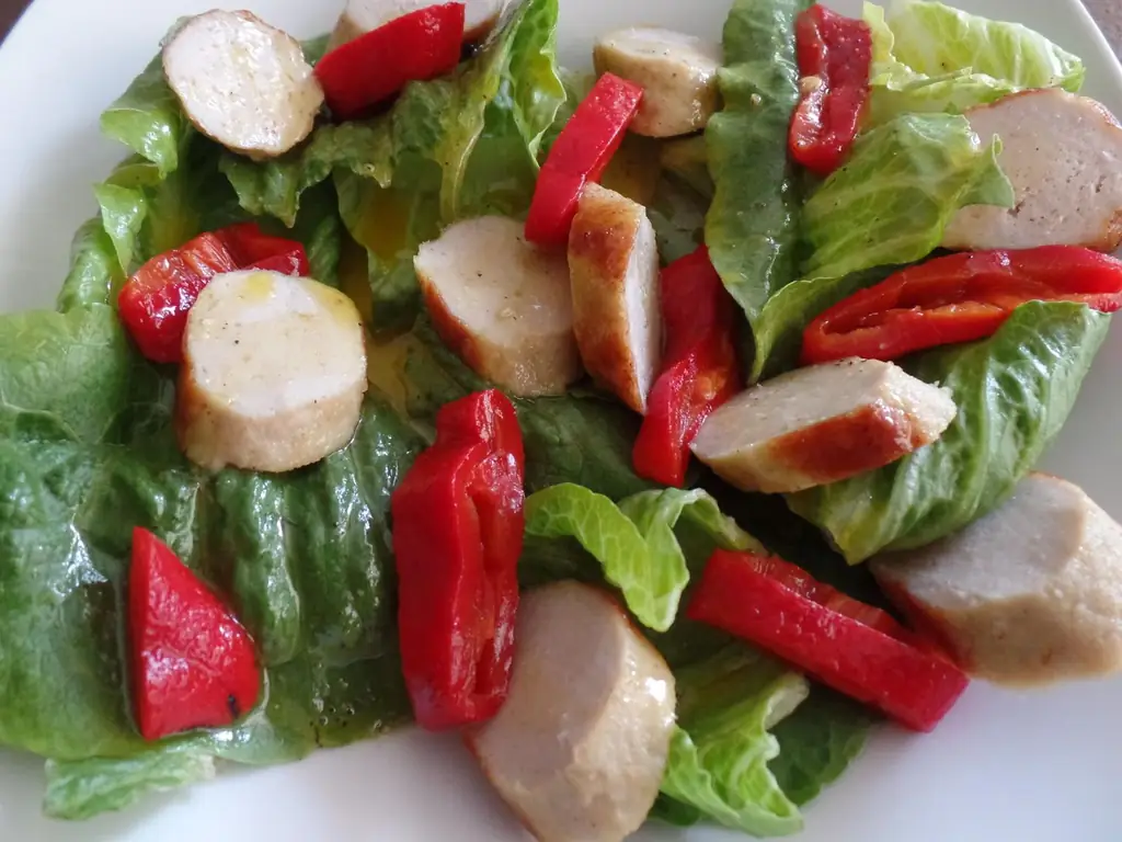 Bratwurstsalat Мои остатки