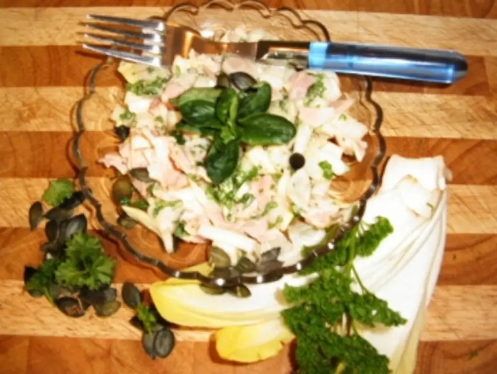 Салат из цикория Быстро и просто, но вкусно