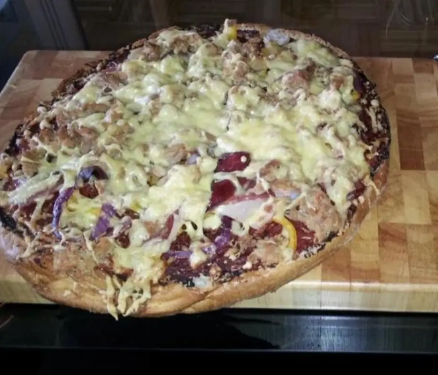 Пицца с лепешкой Для быстрых
