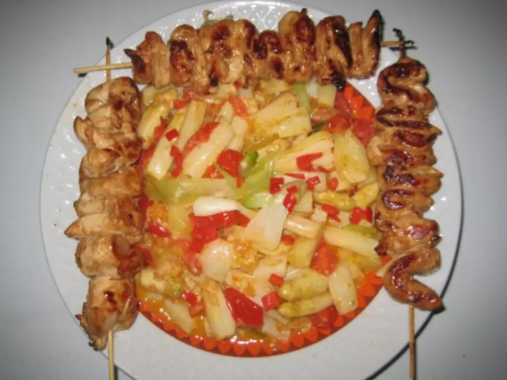 Спаржа на сковороде сладкая