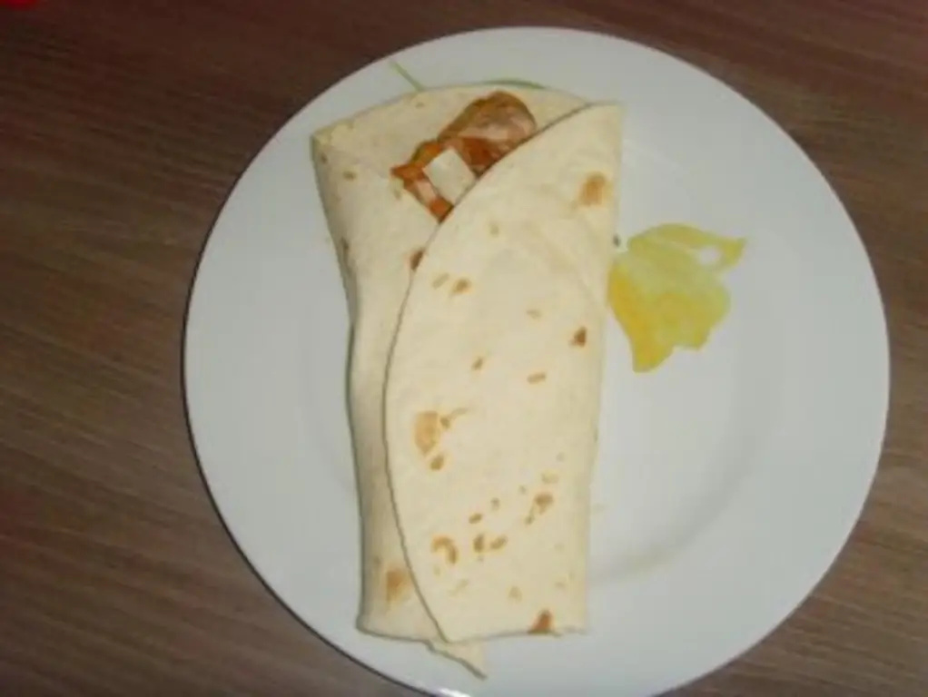 Врапы с куриной грудкой