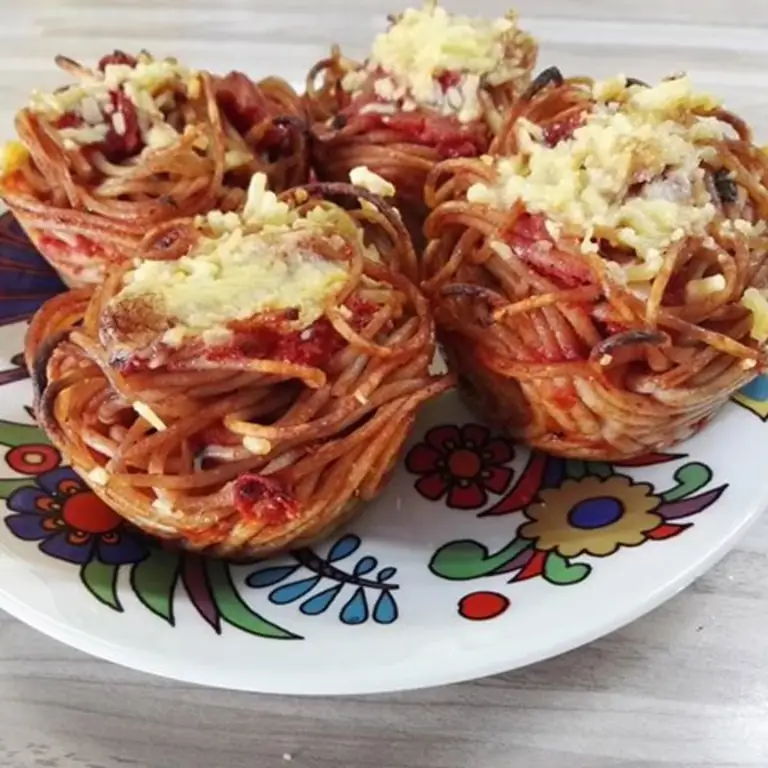 Веганские кексы с макаронами