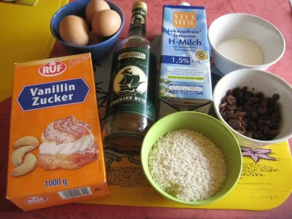 Рисовый пирог с ромом