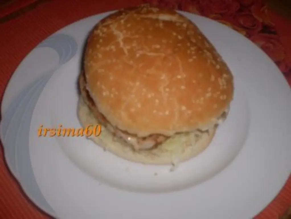 Gyrosburger Мне очень хотелось вкусного гамбургера