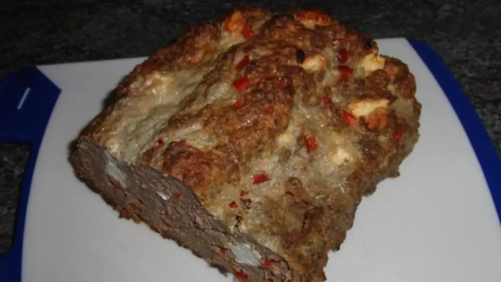 Мясной рулет с фетой