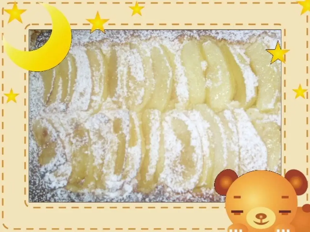 Запеканка из сладких яблок
