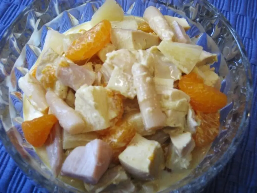 Быстрый куриный салат