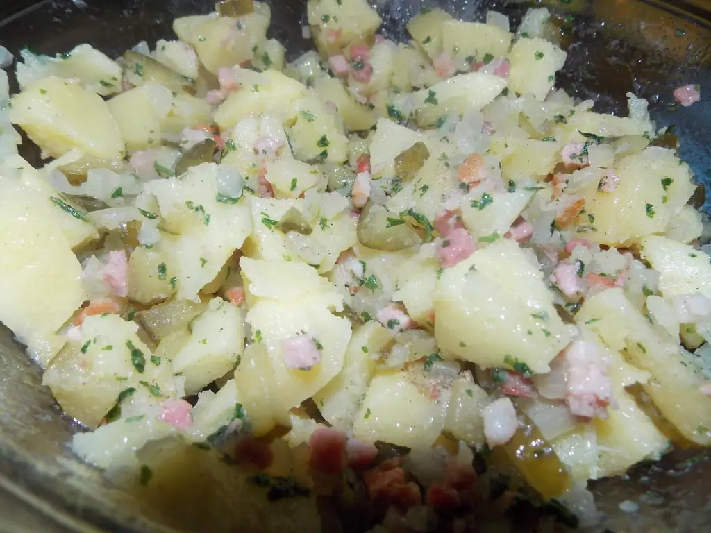 Быстрый картофельный салат