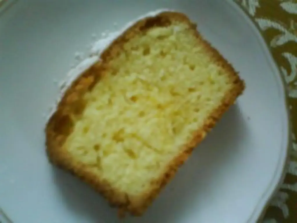 Лимонный пирог с яйцами и сливочным маслом