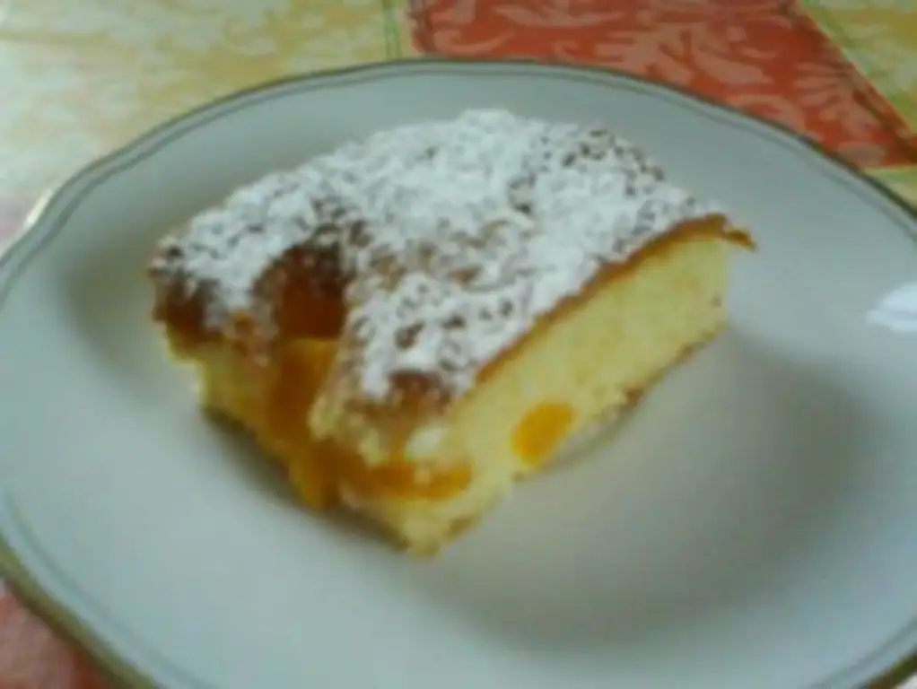 Торт Фанта с яйцами и мандаринами