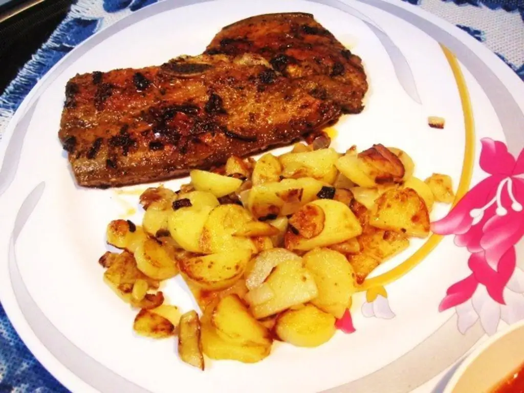 Маринованные ломтики свиной грудинки