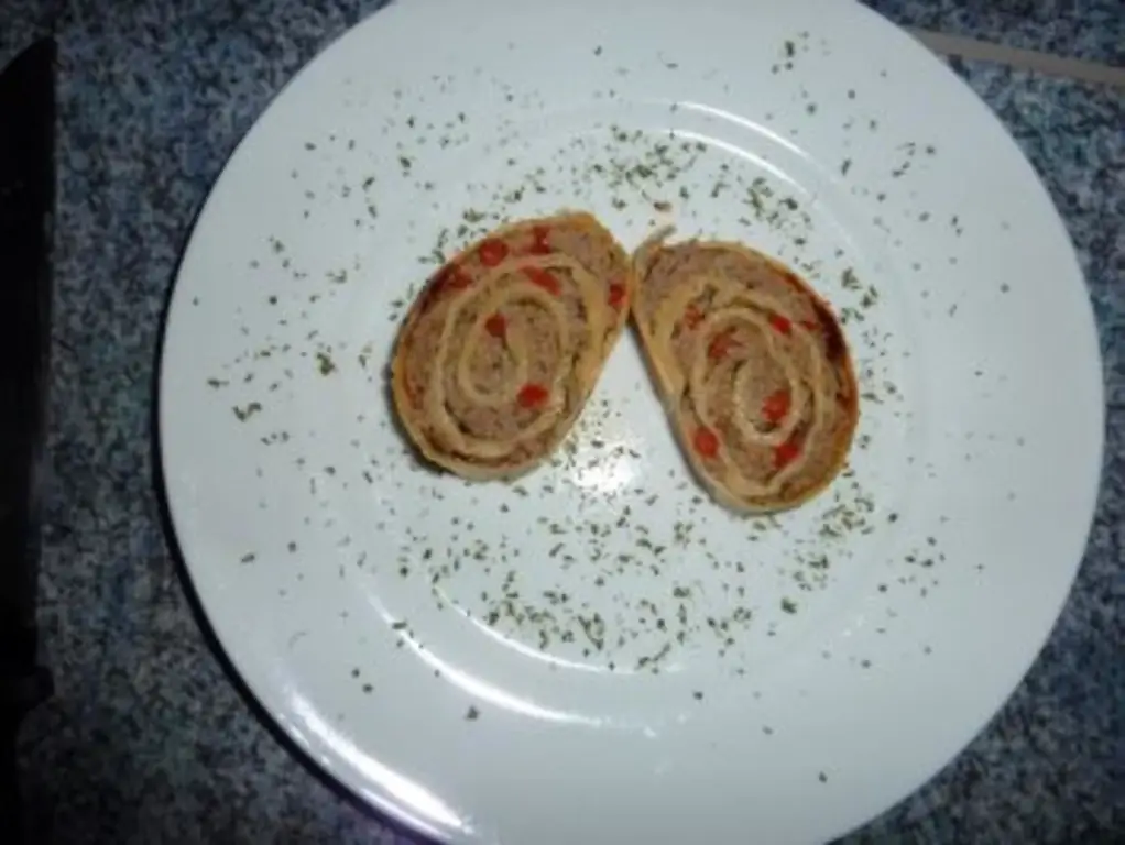 Штрудель с фаршированным мясом