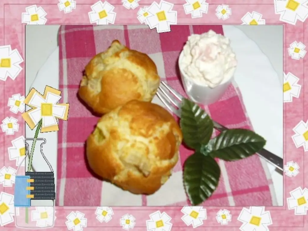 Маффины с ревенем Легко! Венец маффинов: с кусочками ревеня они вдвойне соблазнительны
