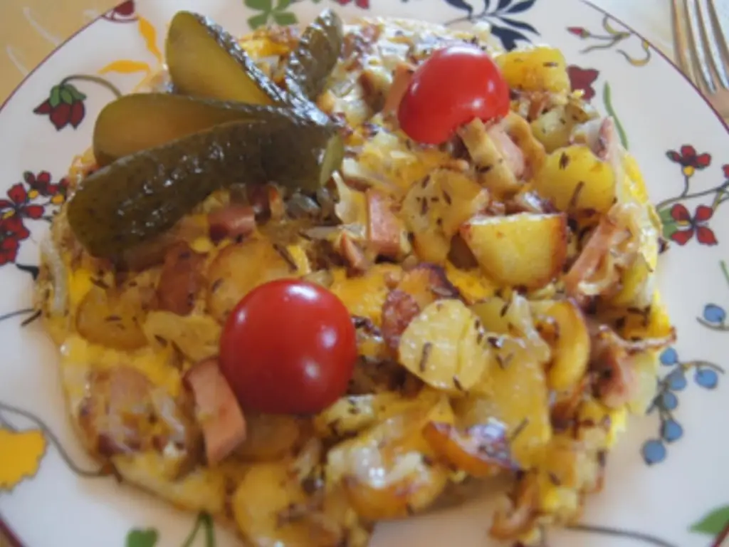 Вкусная сковорода для остатков