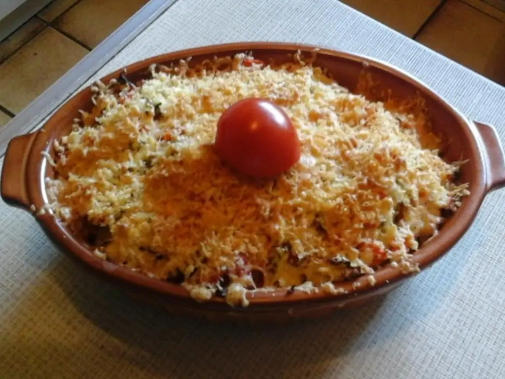 Красочная овощная запеканка