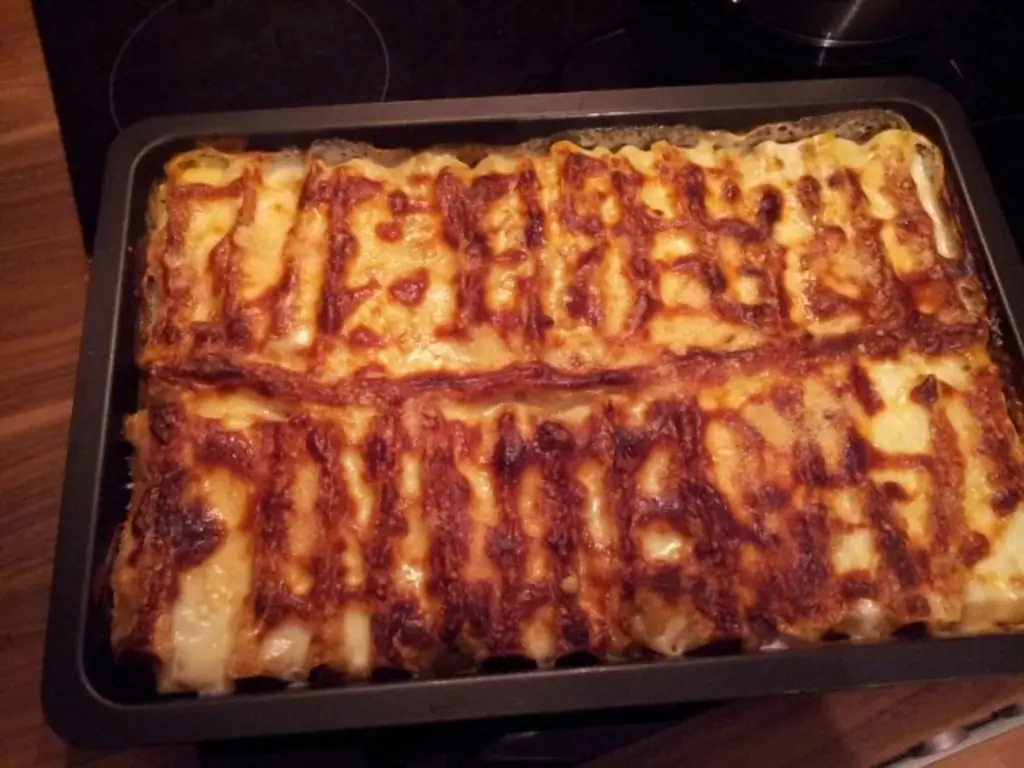 Фаршированные каннеллони по-лазаньи