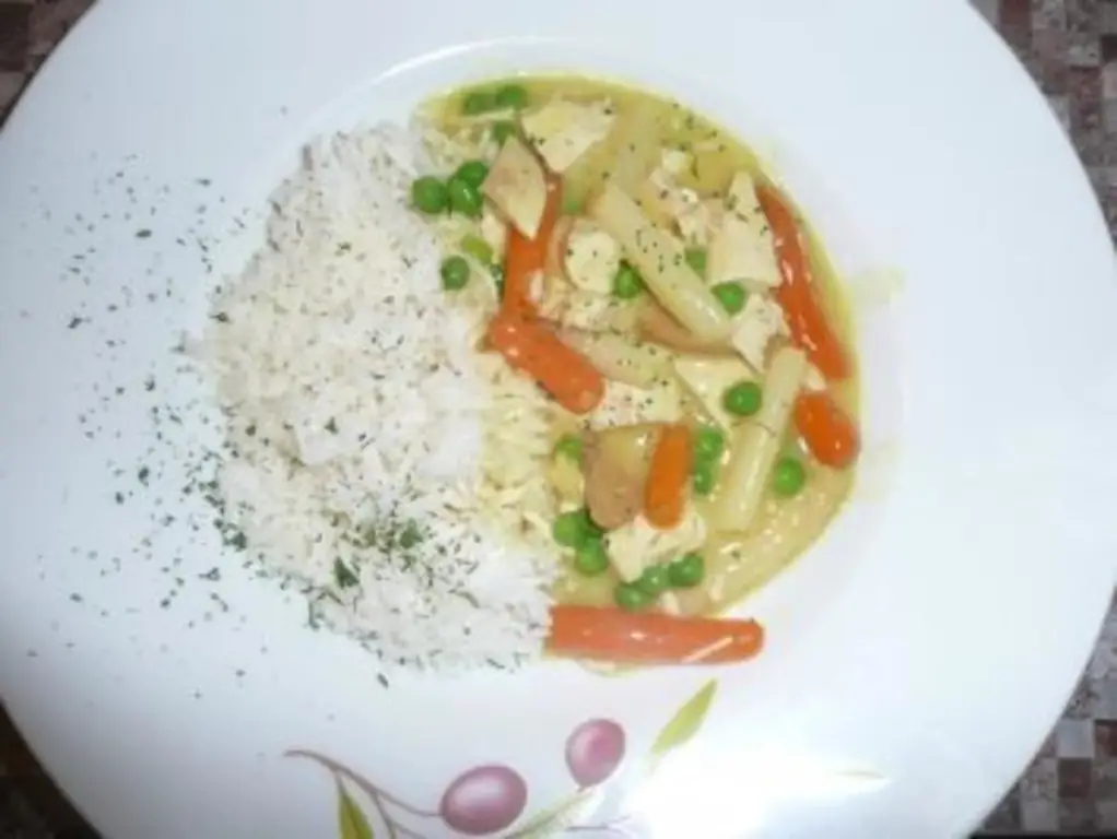 Куриное фрикасе по-сабински