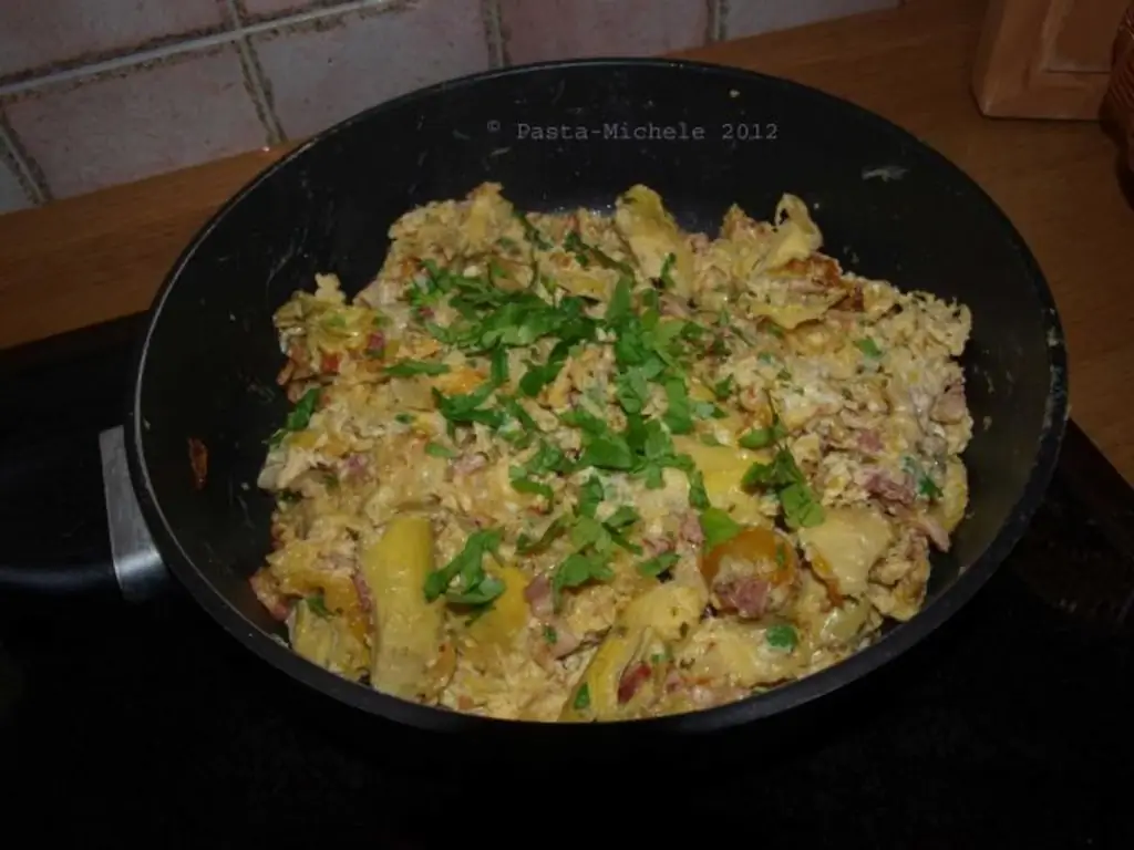 Яичница по-римски с артишоками & Помидоры