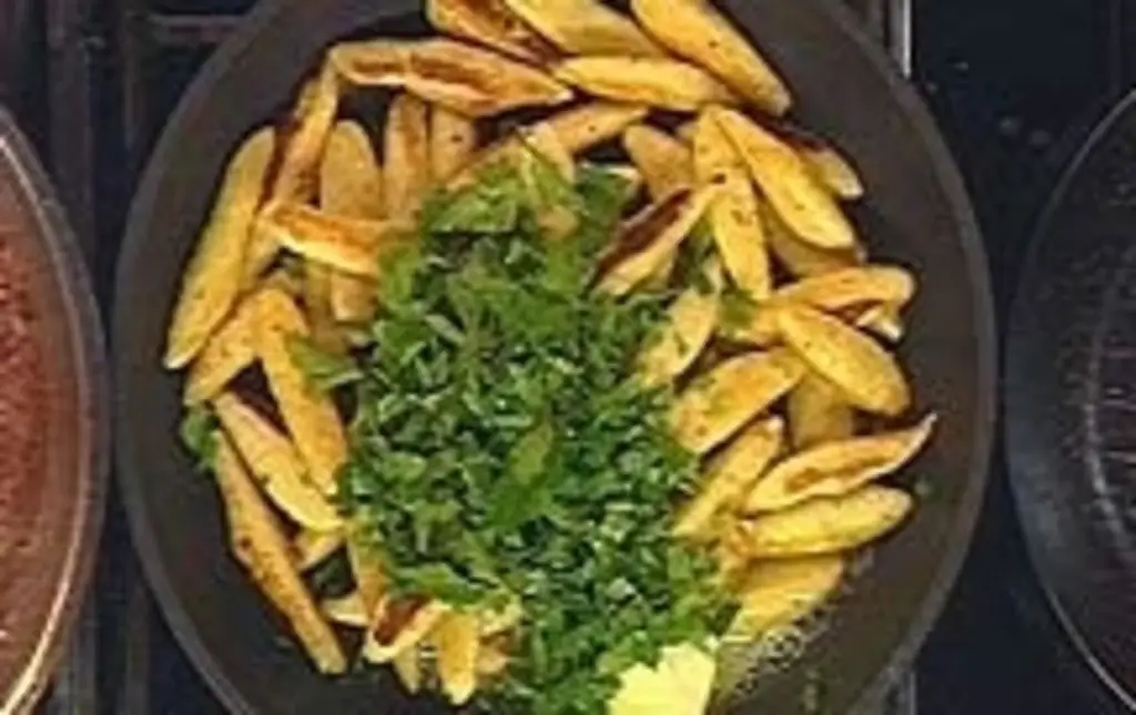 Шупфнудельн с картофелем, очищенным, мучным, со вчерашнего дня и куриным желтком