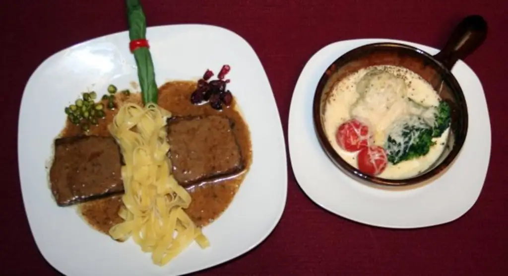 Stufato alla inilanese, Тальятелле alla Alfredo & Брокколи и кавольфиоре