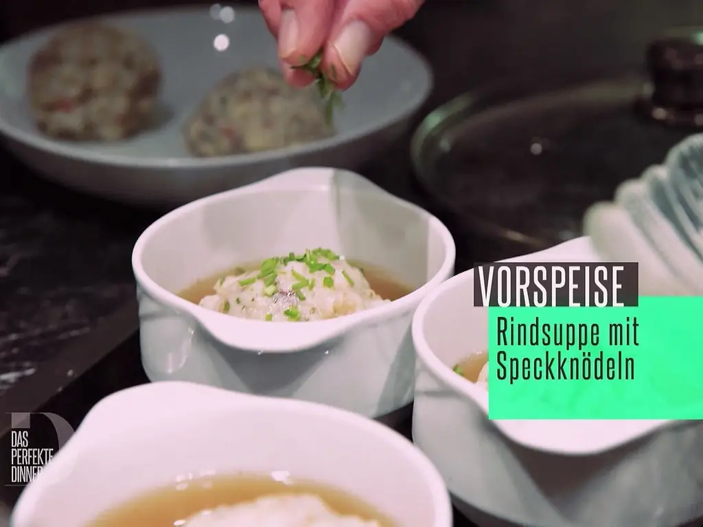 Суп с беконом и клецками