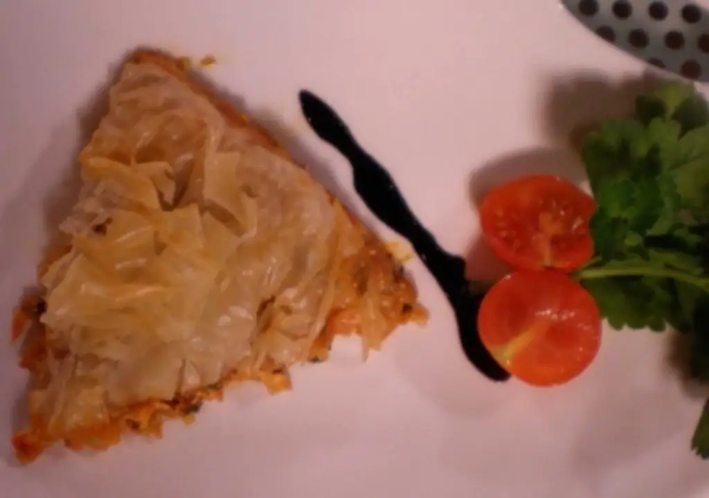 Алжирский пирог с сибасом