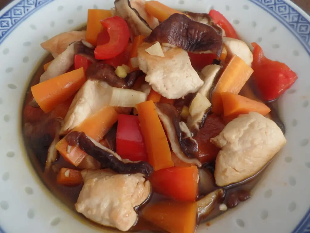 Куриная запеканка с овощами