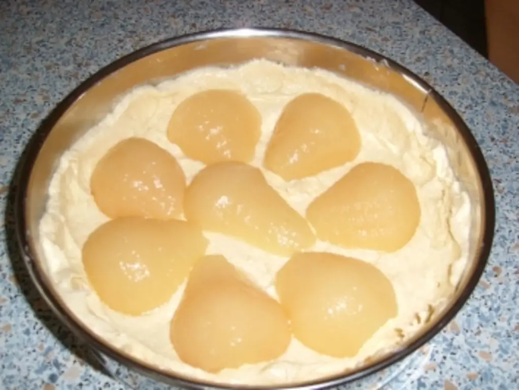 Грушевый пирог с тестом: и маргарином