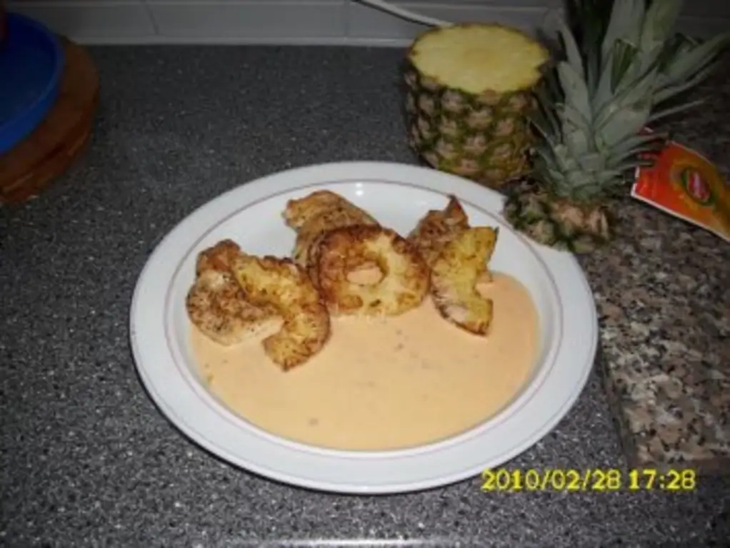 Экзотический куриный шницель