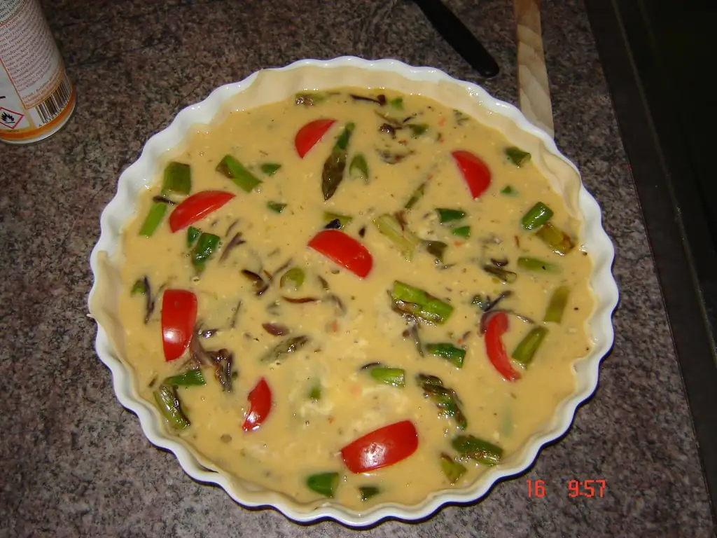 Киш со спаржей и киш