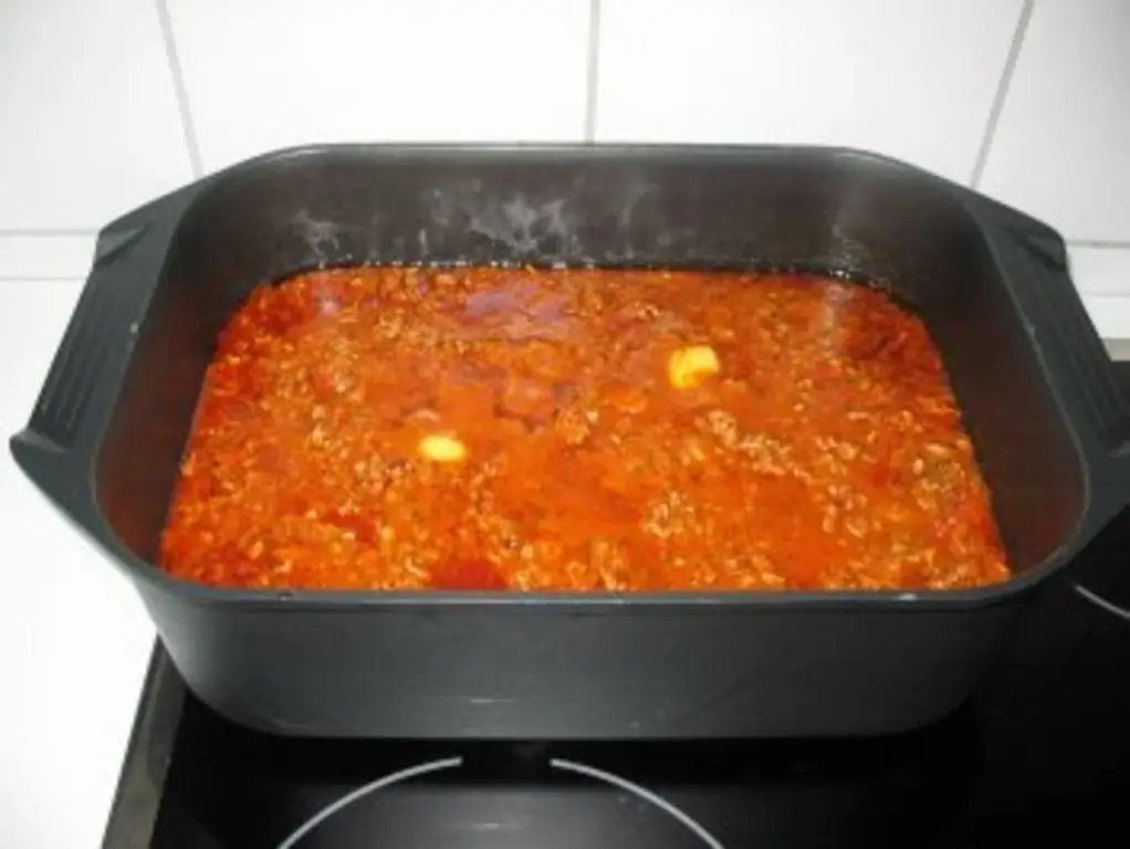 Болоньезе соус с миксом фарша и лука