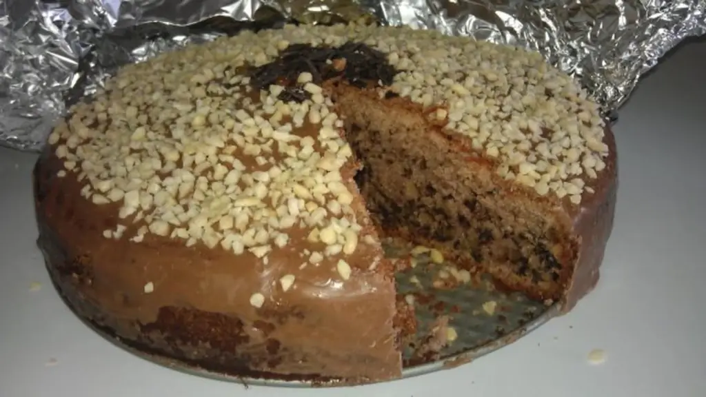 Ореховый торт со сливочным маслом и грецкими орехами
