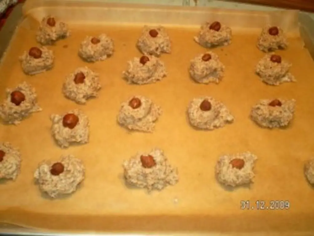 Миндальное печенье с фундуком