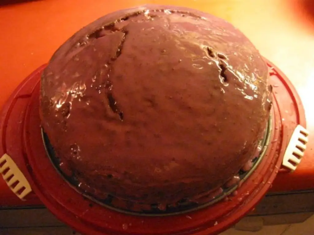 Смешанный торт с черникой и сметаной