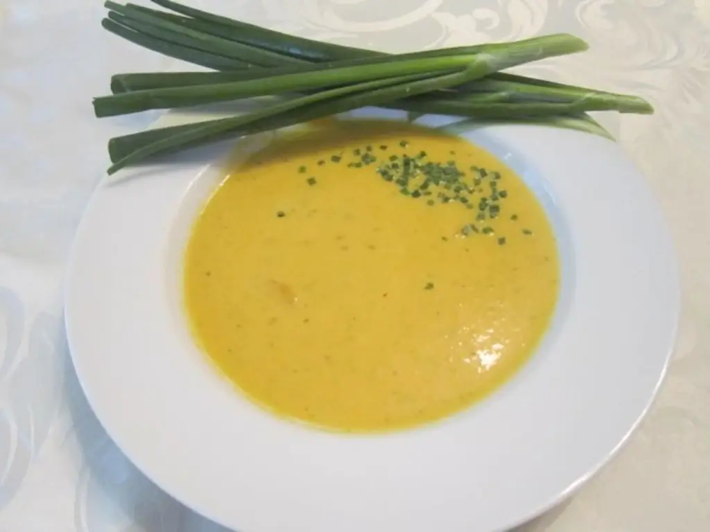 Сливочный морковный суп