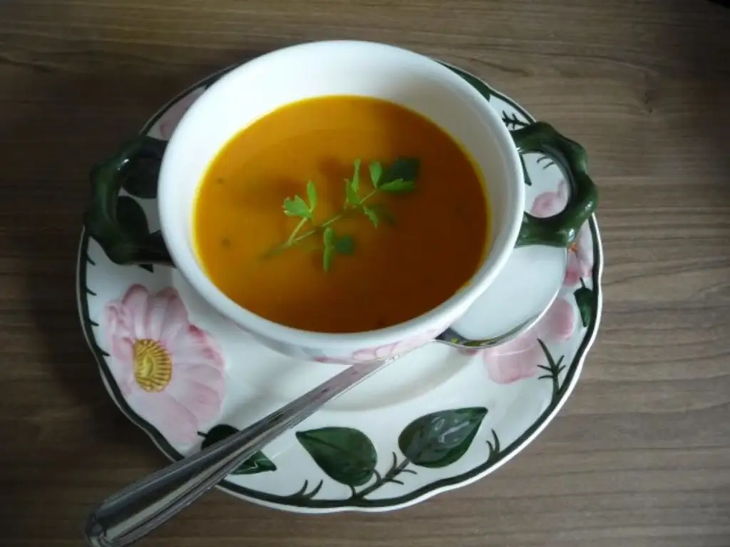 Супы & Рагу: тыквенный суп с кокосовым молоком