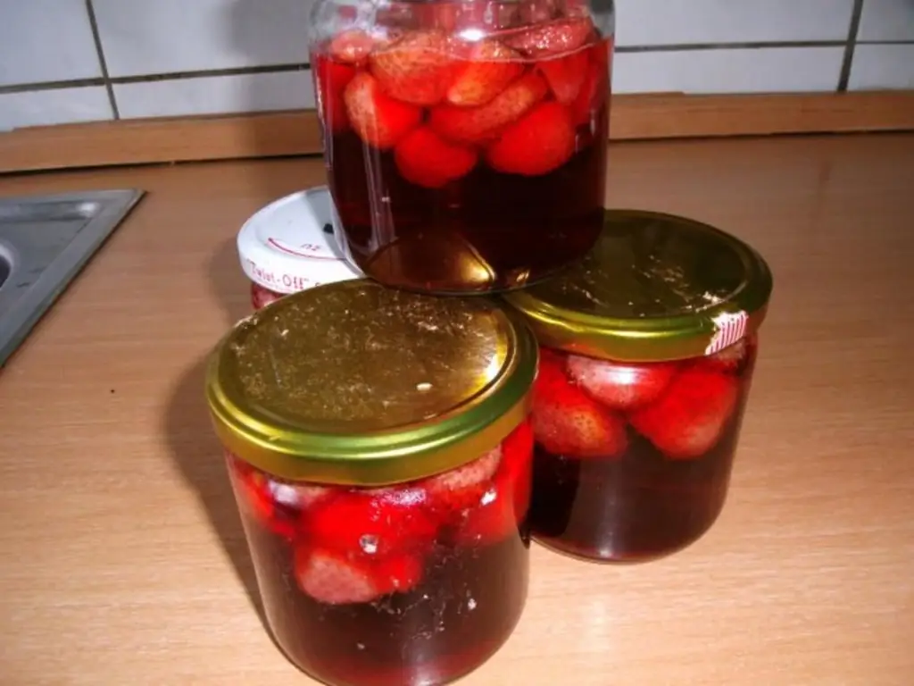 Вареная клубника