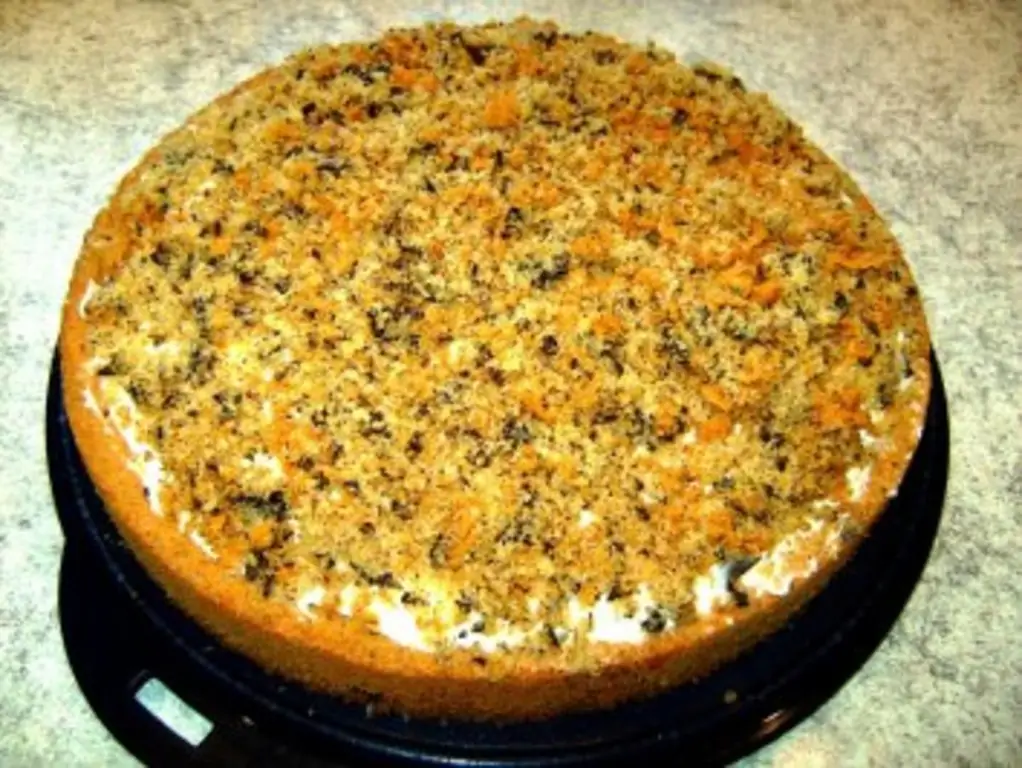Кротовый торт сливочный