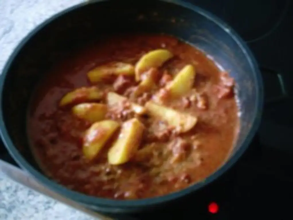 Гарнир: картофель по-венгерски