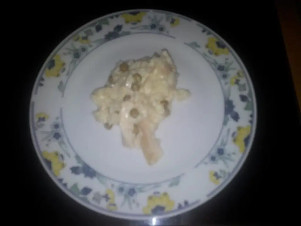 Салат с рисом и птицей