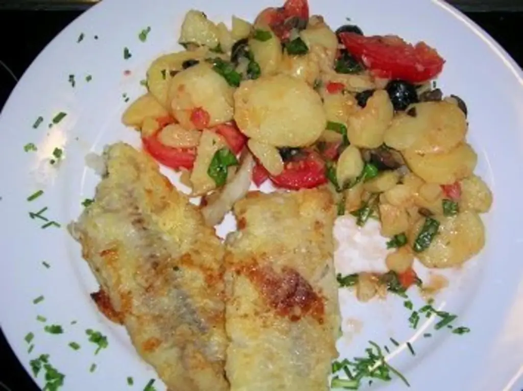 Картофельный салат по-сардински