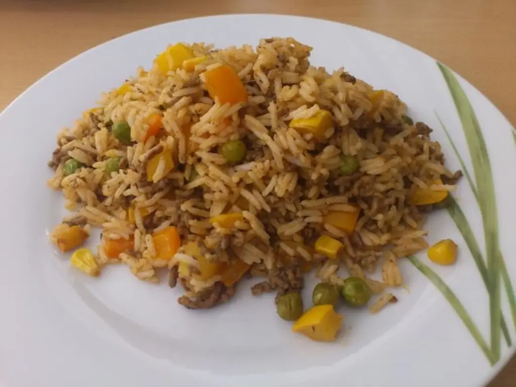 Рисовое мясо "А-ля собственное творение"