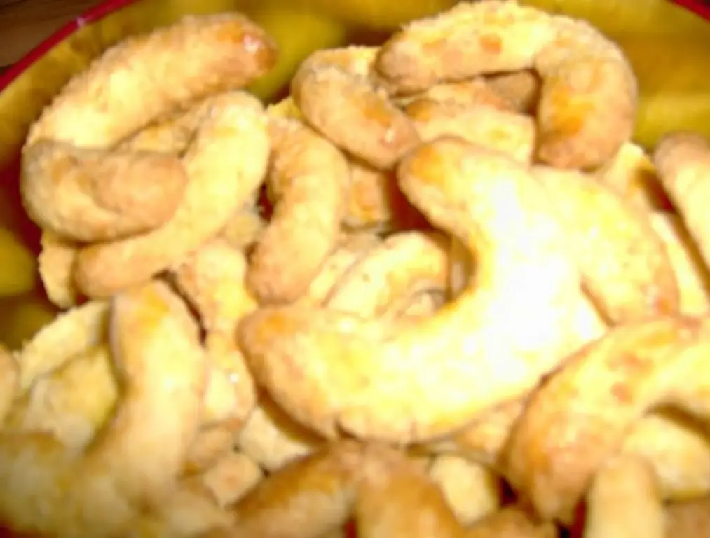 Кокосовые круассаны с мукой и разрыхлителем