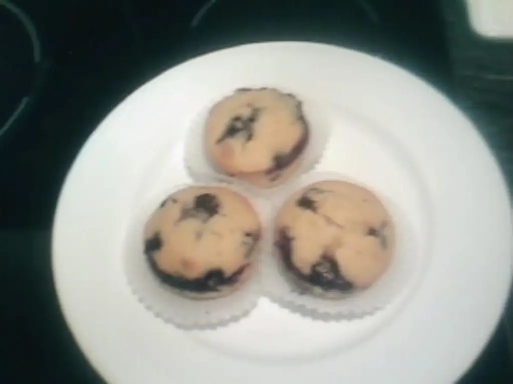 Маффины с черникой Маффины