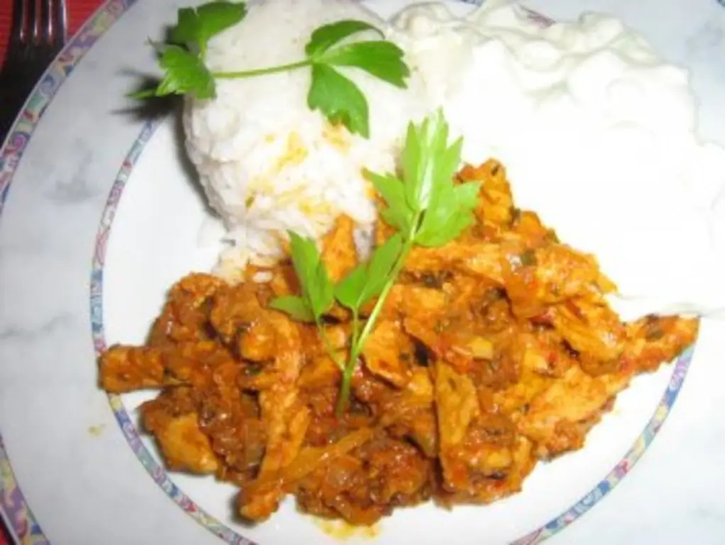 Гирос с Цацики (Зазики) на рисе
