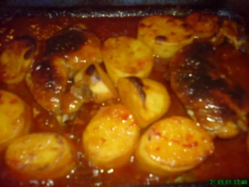 Курица в духовке